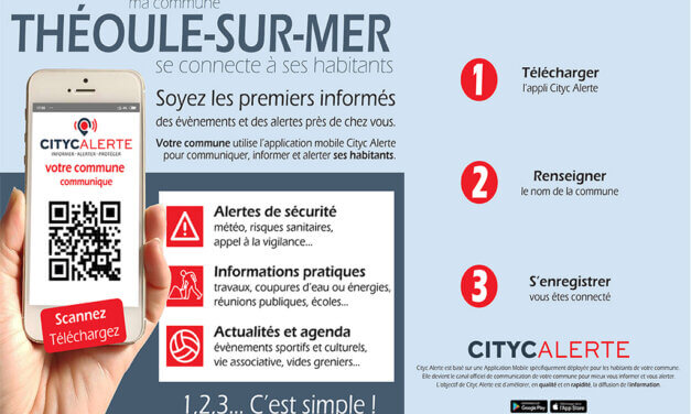 Soyez alertés, restez informés et suivez la vie de la commune de Théoule-sur-Mer !